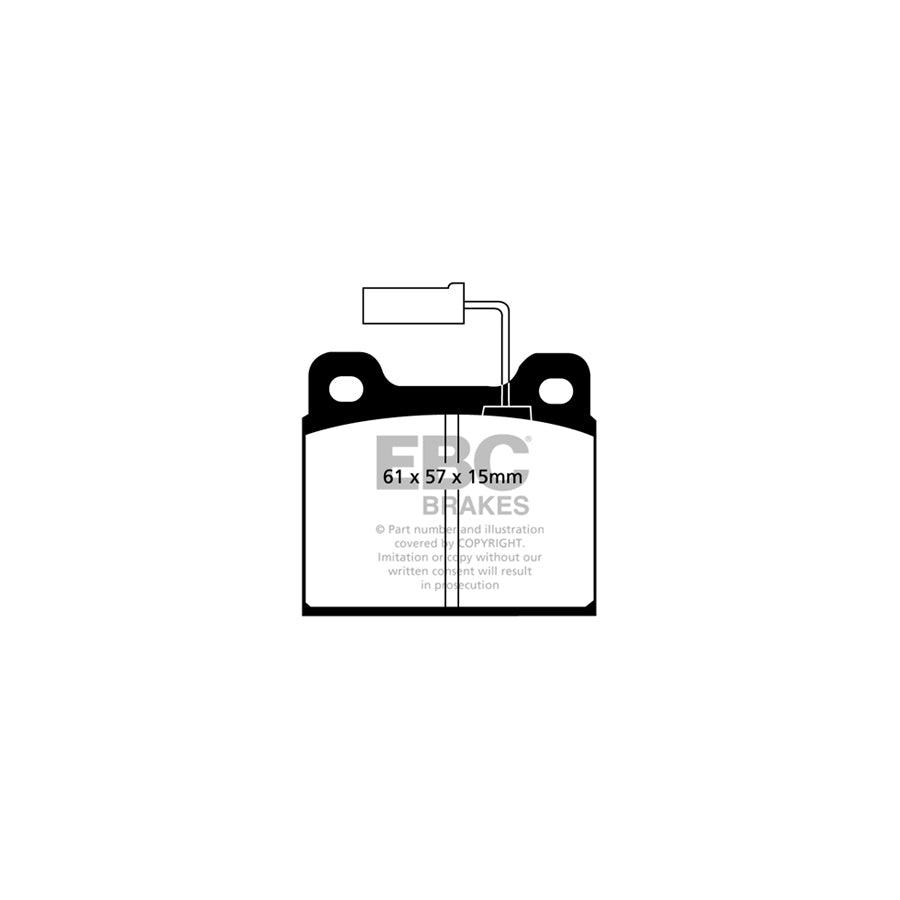 EBC DP913 Alfa Romeo 75 Ultimax Front Brake Pads - ATE Caliper 2 | ML Performance UK Car Parts