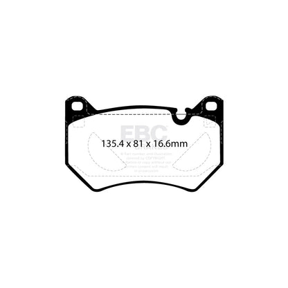 EBC DPX2436 Audi FY Q5 Ultimax Front Brake Pads - TRW Caliper 2 | ML Performance UK Car Parts