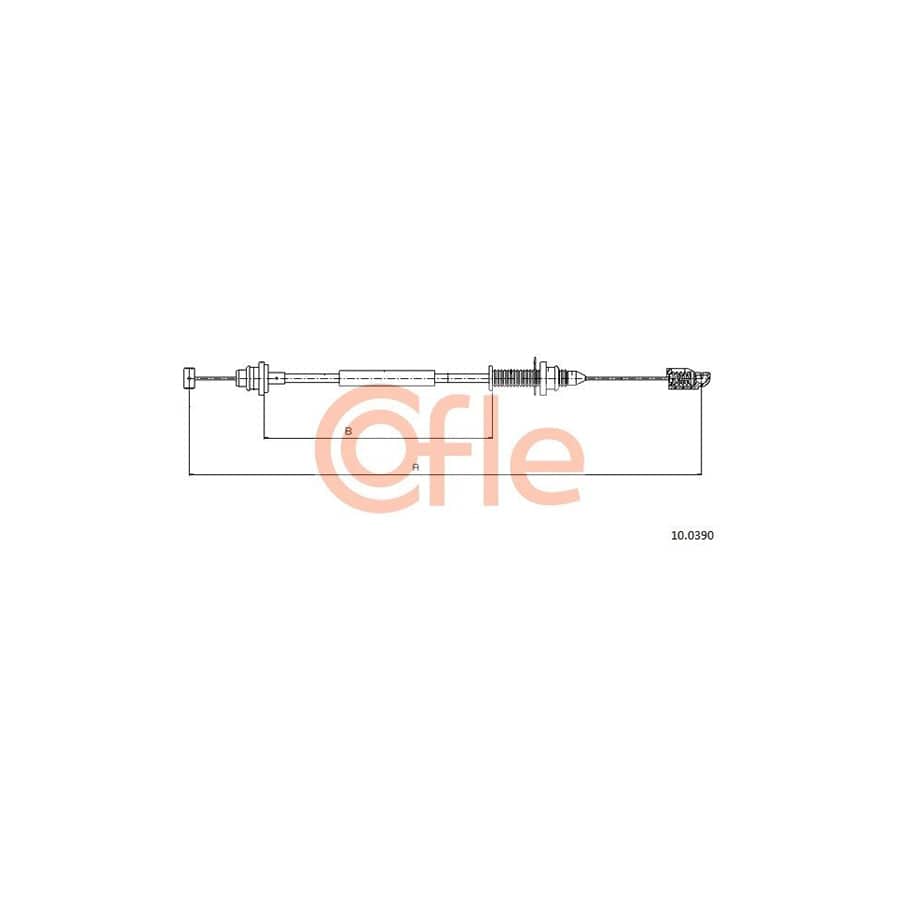 COFLE 10.0390 Throttle Cable
