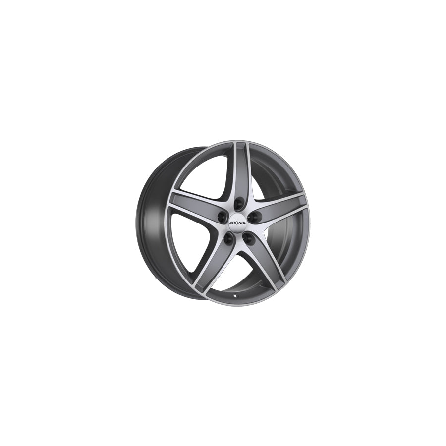 Ronal R48 8.5x18 ET45 48R8855.37X/832 Titanium Front Diamond Cut Wheel