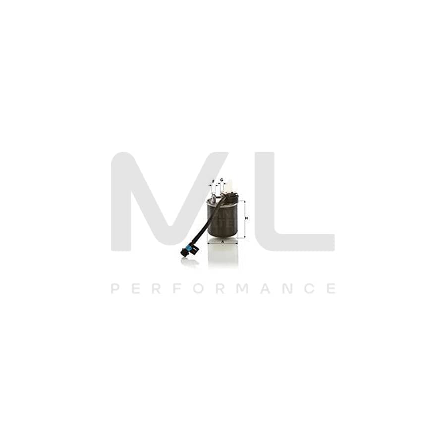 MANN-FILTER WK 820/23 Fuel filter suitable for MERCEDES-BENZ SPRINTER In-Line Filter
