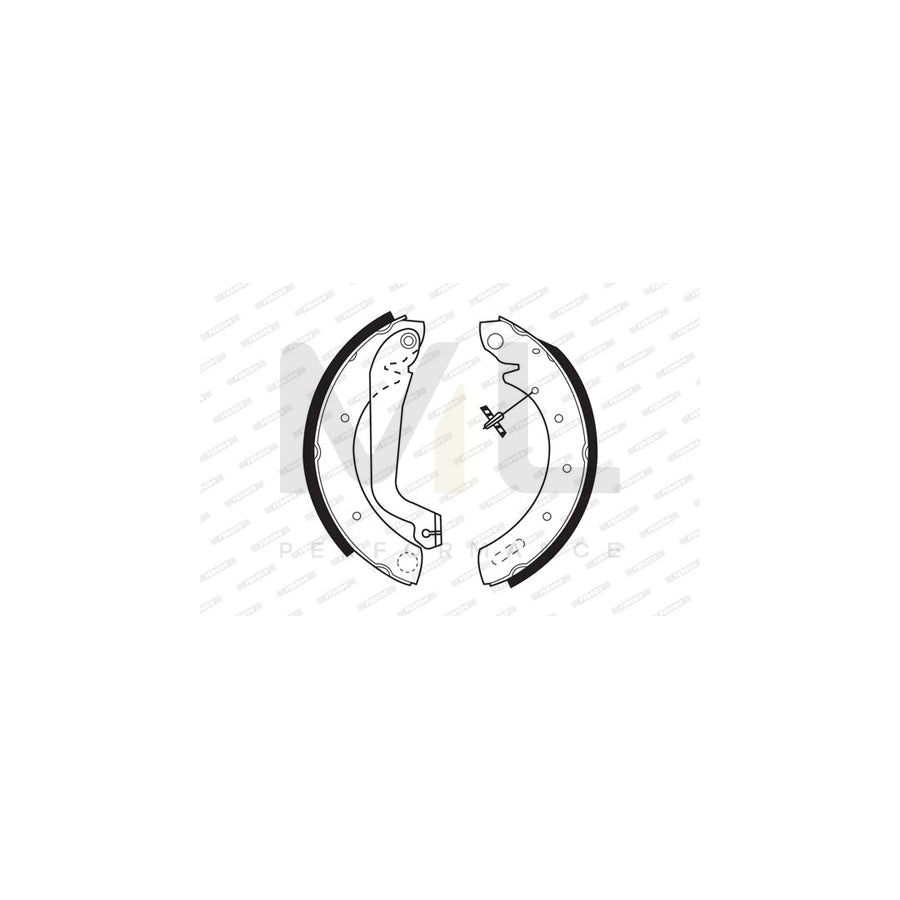 Ferodo Premier FSB517 Brake Shoe Set With Accessories