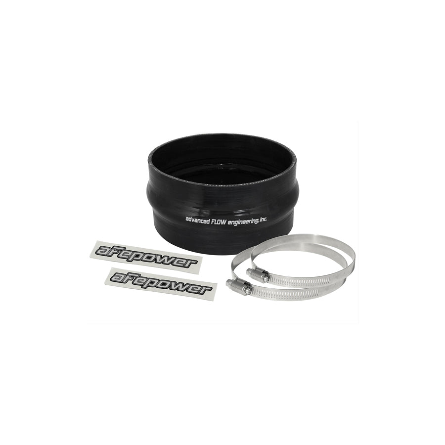 aFe 59-00052 (6 IN ID x 3 IN L) Straight Coupler w/ Hump - Black Replacement Coupling Kit