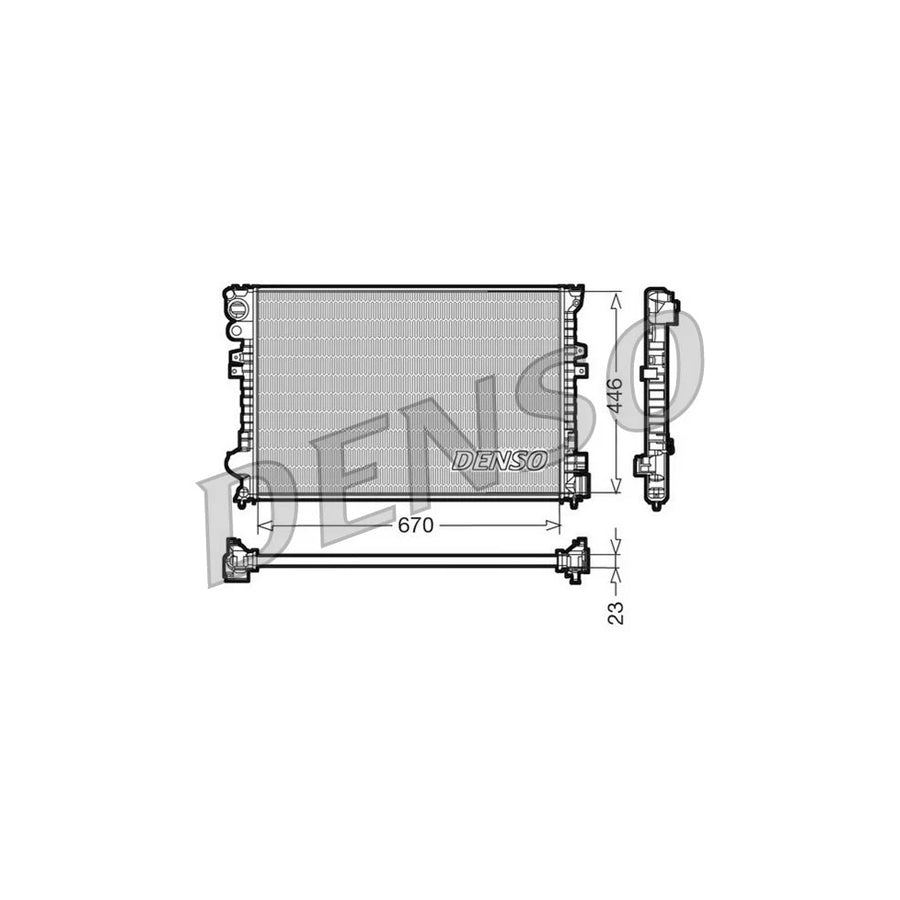 DENSO DRM07055 Engine Radiator