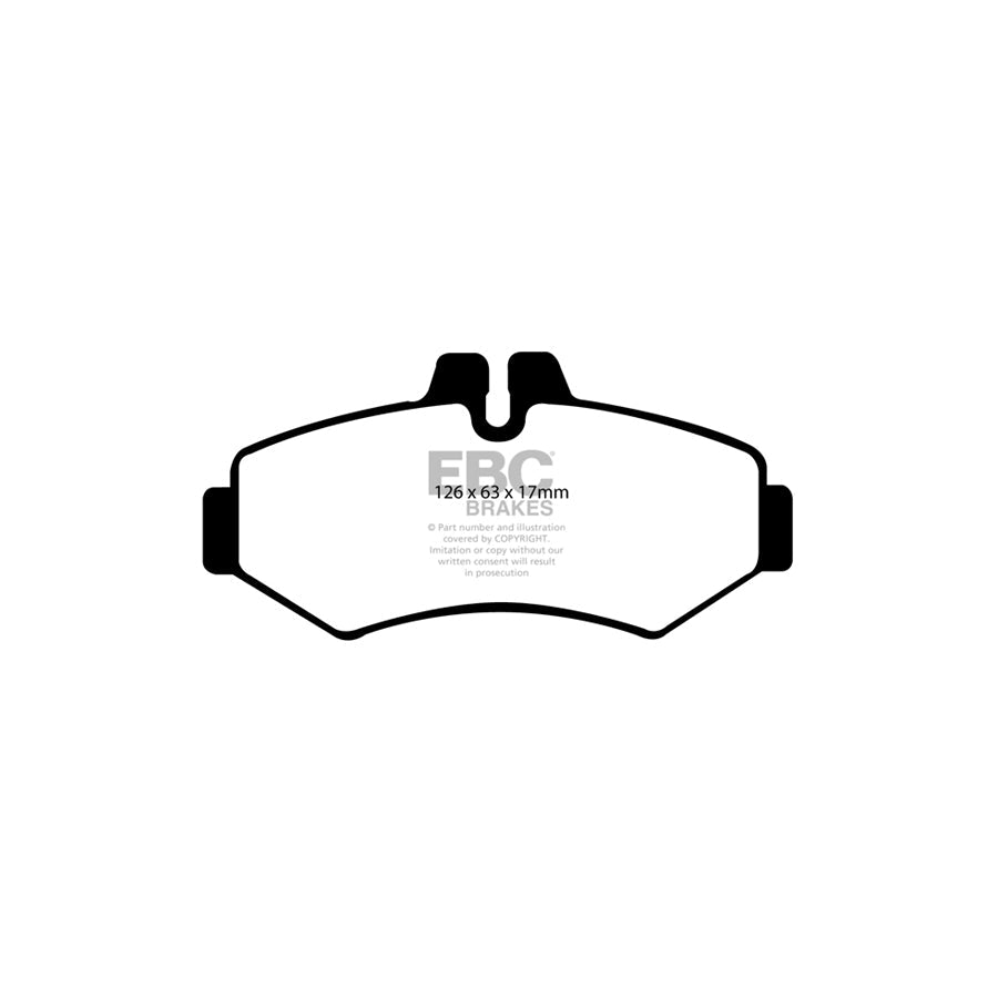 EBC PDKR955 VW LT Ultimax Rear Brake Pad & Plain Disc Kit - Bosch Caliper 2 | ML Performance UK Car Parts