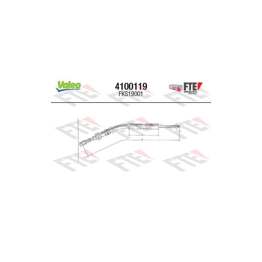FTE 4100119 Clutch Cable for Porsche 911