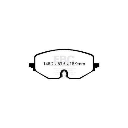 EBC DPX2439 Audi Seat Skoda VW Ultimax Front Brake Pads - ATE Caliper 2 | ML Performance UK Car Parts