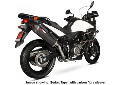 Scorpion RSI114SEO Suzuki DL650 V-Strom Serket Parallel Slip-On - Brushed Stainless Steel Sleeve | ML Performance UK UK