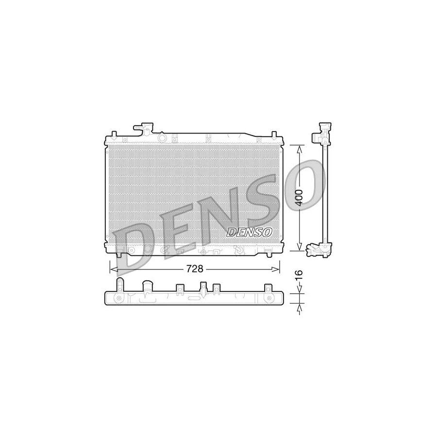DENSO DRM40030 Engine Radiator