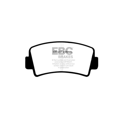 EBC PDKF1168 Mazda RX7 Ultimax Front Brake Pad & Plain Disc Kit 2 | ML Performance UK Car Parts