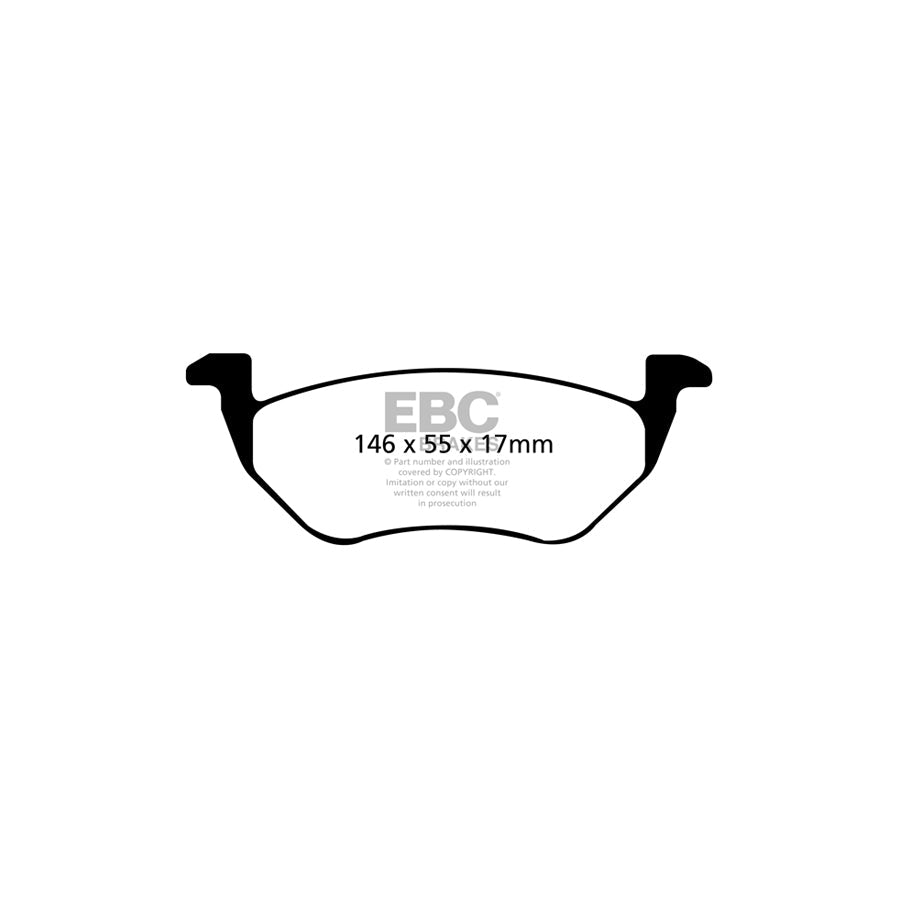 EBC PD40K769 Ford Maverick Ultimax Pad & Plain Disc Kit 3 | ML Performance UK Car Parts