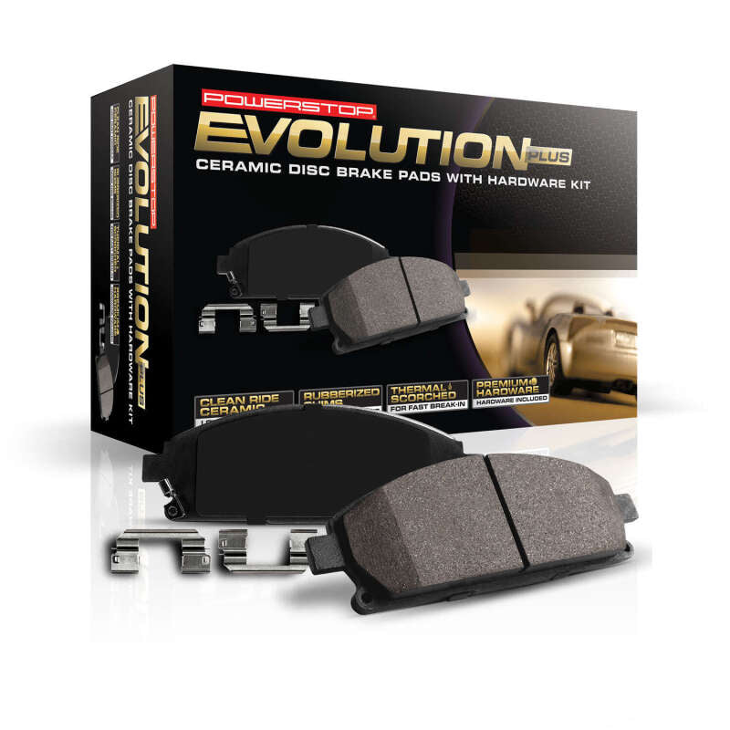 PowerStop Power Stop 05-12 Acura RL Front Z17 Evolution Ceramic Brake Pads w/Hardware