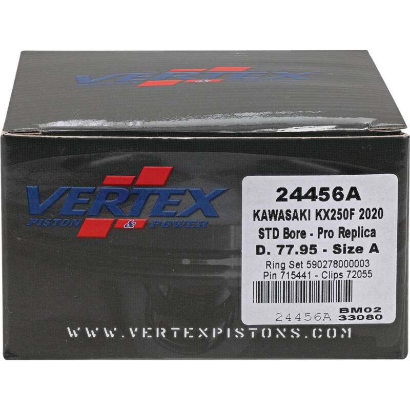 Vertex Pistons Vertex Piston 2020 Kawasaki KX 250 F 250cc Forged Replica Piston Kit