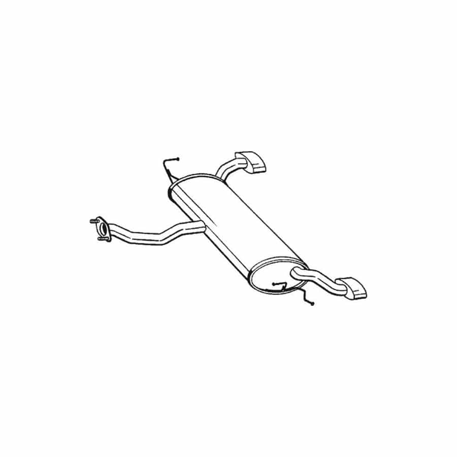 Bosal 165-417 Rear Silencer