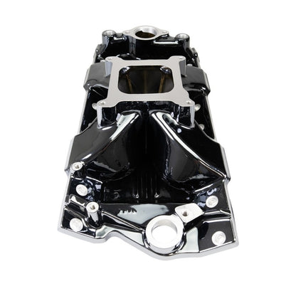 Edelbrock Chevy SB Victor Jr. 23 Degree Black Plasma Intake Manifold