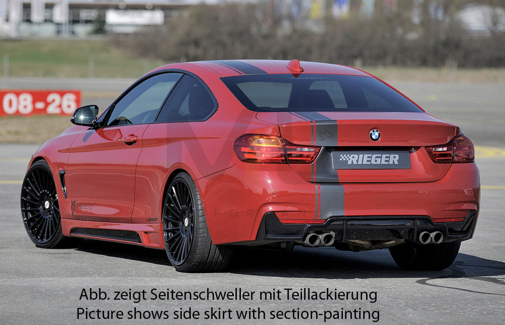 Rieger 00099244 BMW 4 Series F32 F33 Side Skirt 5 | ML Performance UK Car Parts