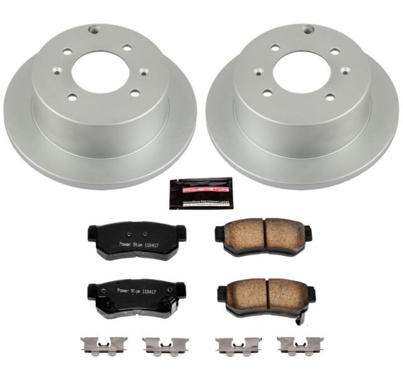 PowerStop Power Stop 99-05 Hyundai Sonata Rear Z17 Evolution Geomet Coated Brake Kit