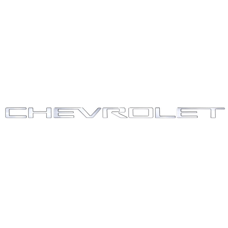 Putco 2020 Chevy Silverado HD - Grille Letters - Stainless Steel Chevrolet Letters