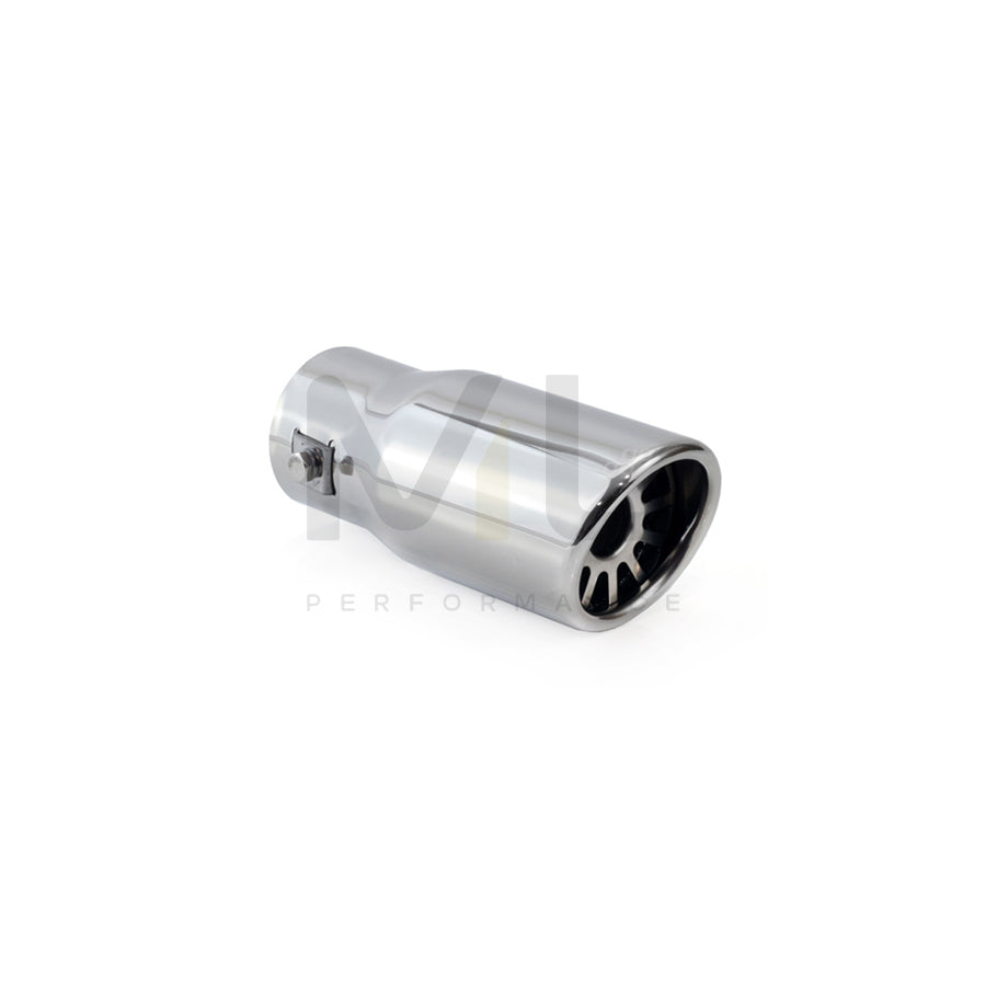 AMiO MT 011 01311 Exhaust tip 54, 63 mm, round, straight, Stainless Steel, 149mm