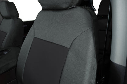 Covercraft 21-24 Ford F150 Endura PrecisionFit Custom Front Row Seat Covers - Charcoal/Black
