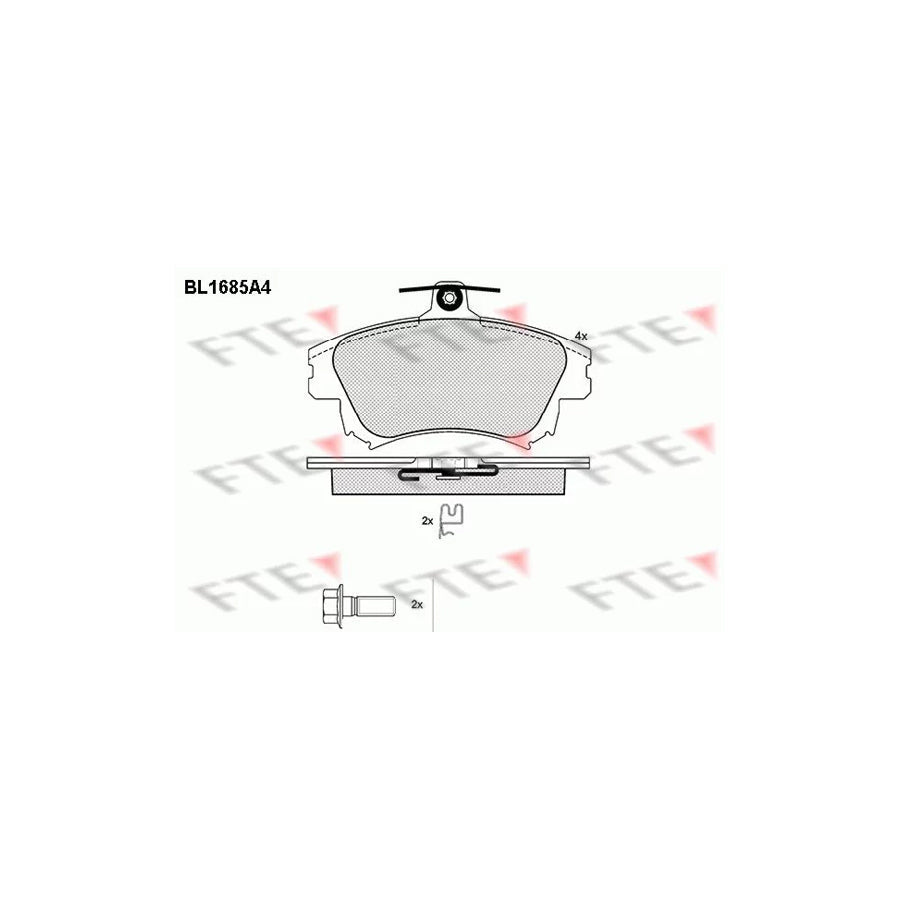 FTE 9010297 Brake Pad Set