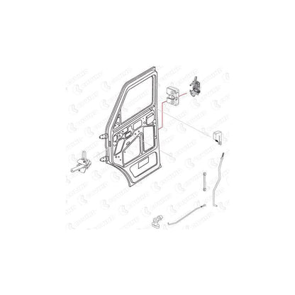 Covind 038/176 Door Lock for Iveco Daily