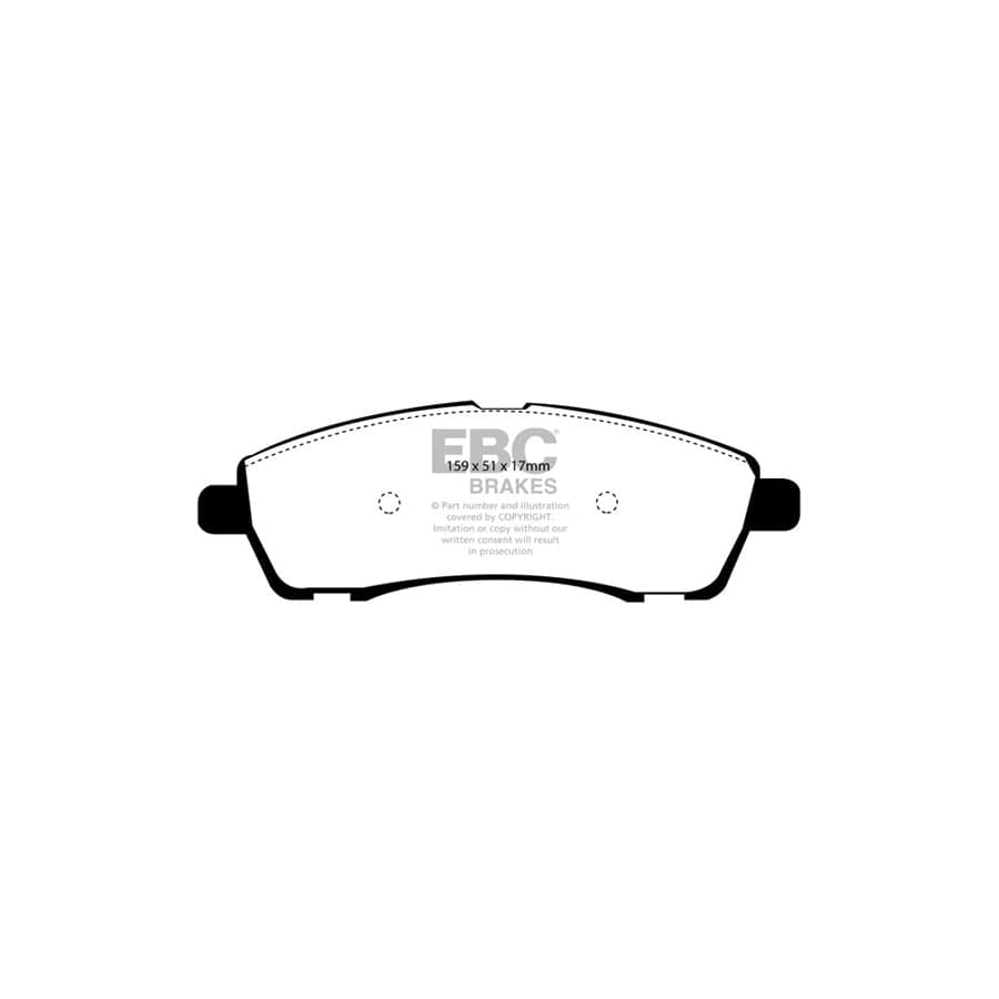 EBC PD40K725 Ford Excursion Ultimax Pad & Plain Disc Kit 3 | ML Performance UK Car Parts