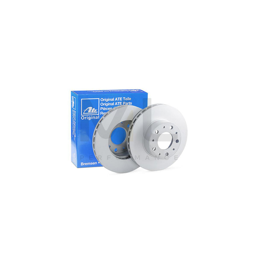 ATE 24.0128-0213.1 Brake Disc Vented, Coated  - 1 piece