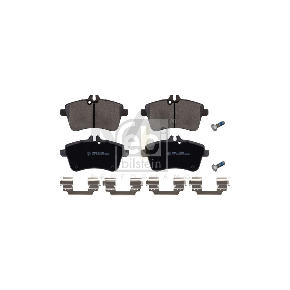Febi Bilstein 16529 Brake Pad Set Front Axle, Prepared For Wear Indicator, With Attachment Material | ML Performance Car Parts