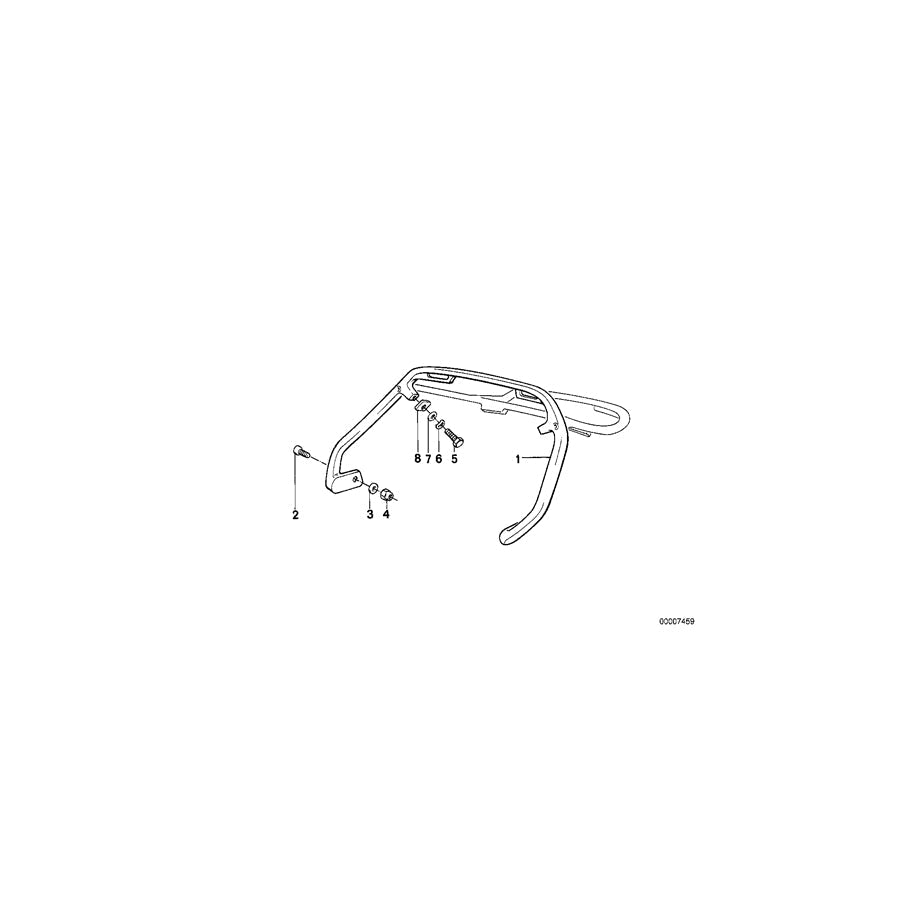 Genuine BMW 52531452420 Handle (Inc. R 65 RT)