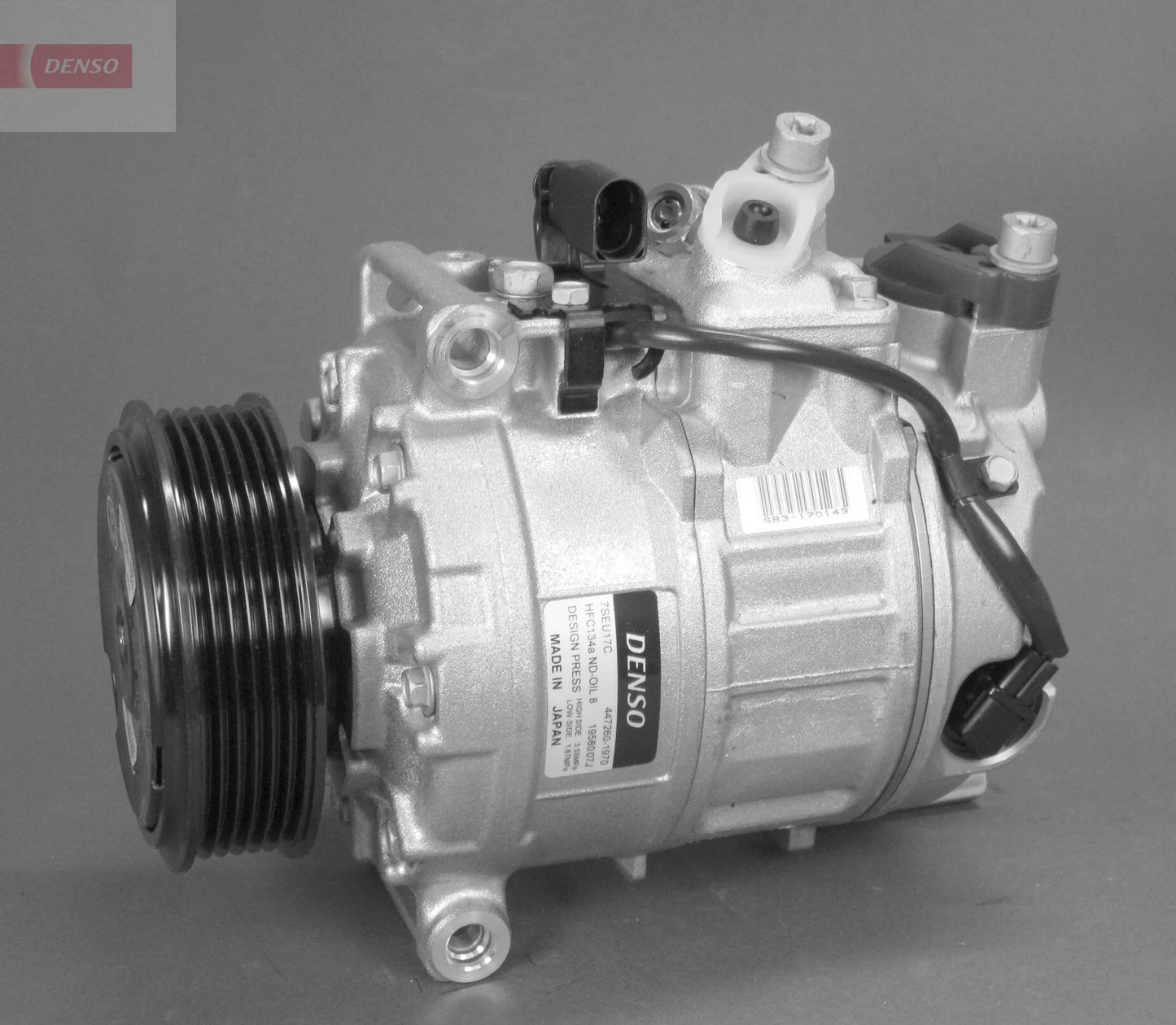DENSO DCP32021 Compressor, Air Conditioning for VW Phaeton (3D1, 3D2, 3D3, 3D4, 3D6, 3D7, 3D8, 3D9)