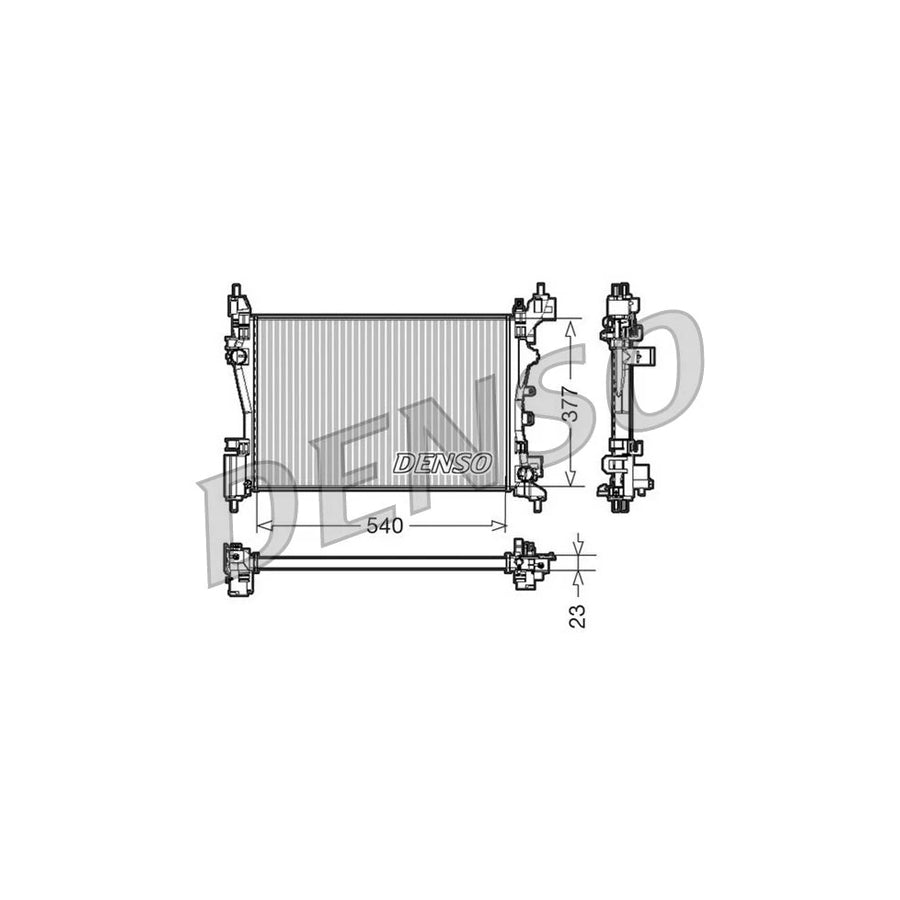 DENSO DRM07042 Engine Radiator