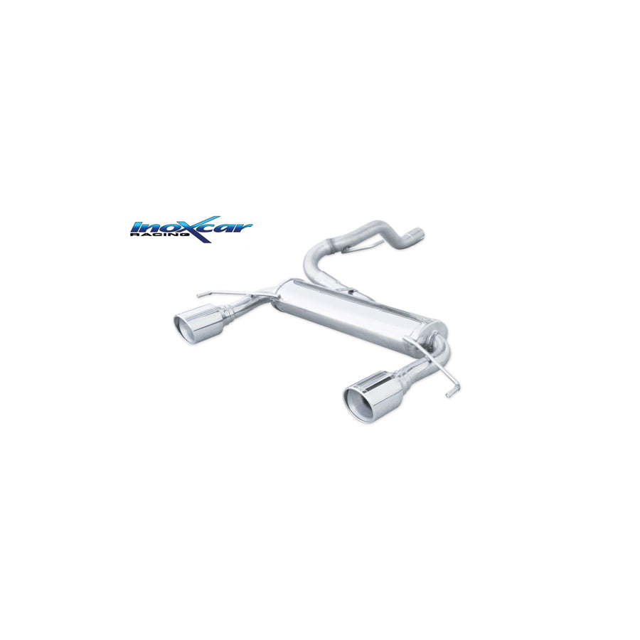 InoXcar OPCO.18.XR10 Opel Corsa D Stainless Steel Rear Exhaust