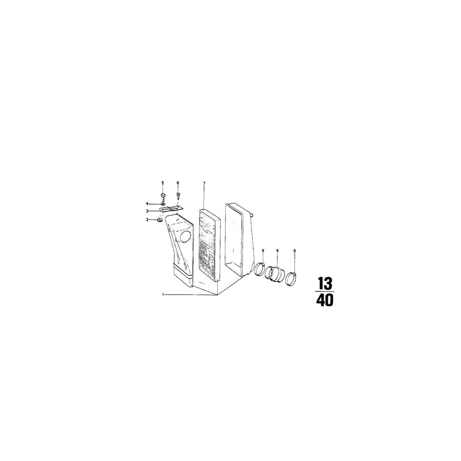 Genuine BMW 13721259538 Air Filter Element (Inc. 2002turbo)