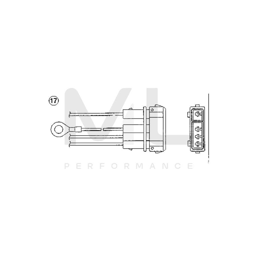 NTK Lambda Sensor / O2 Sensor (NGK 1810) - OZA445-E2 | ML Car Parts UK | ML Performance