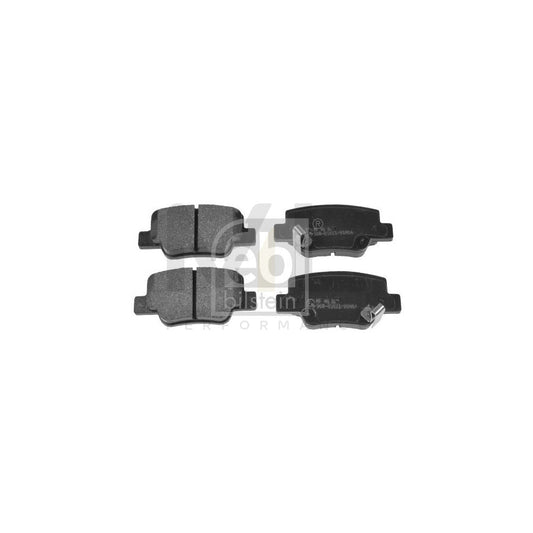 Febi Bilstein 175211 Brake Pad Set For Toyota Verso (Ar20) Rear Axle, With Acoustic Wear Warning | ML Performance Car Parts