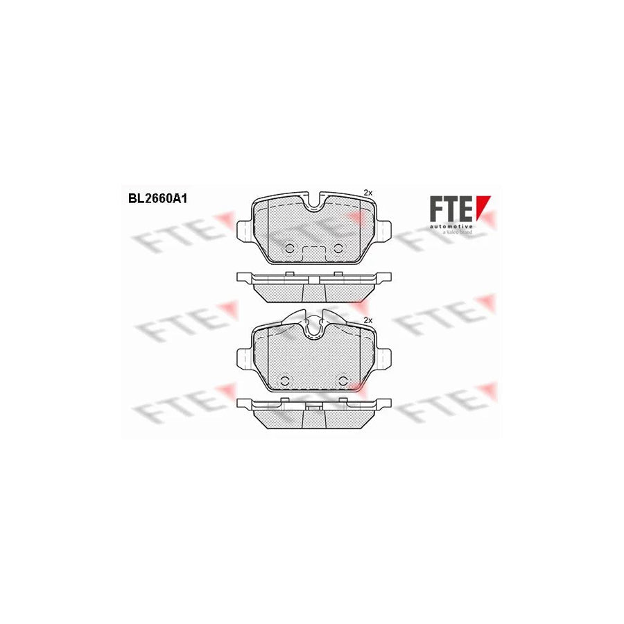 FTE Bl2660A1 Brake Pad Set