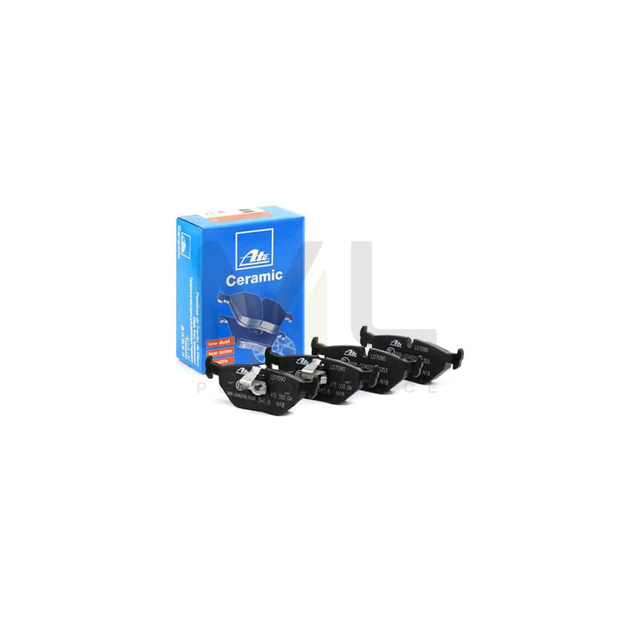 ATE Ceramic 13.0470-7090.2 Brake pad set for BMW 5 Series excl. wear warning contact, prepared for wear indicator
