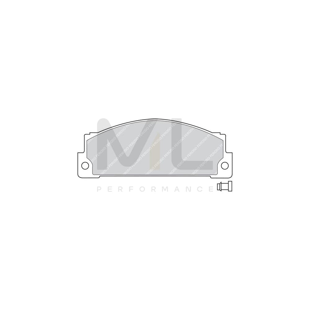 Ferodo Premier FDB264 Brake Pad Set Incl. Wear Warning Contact