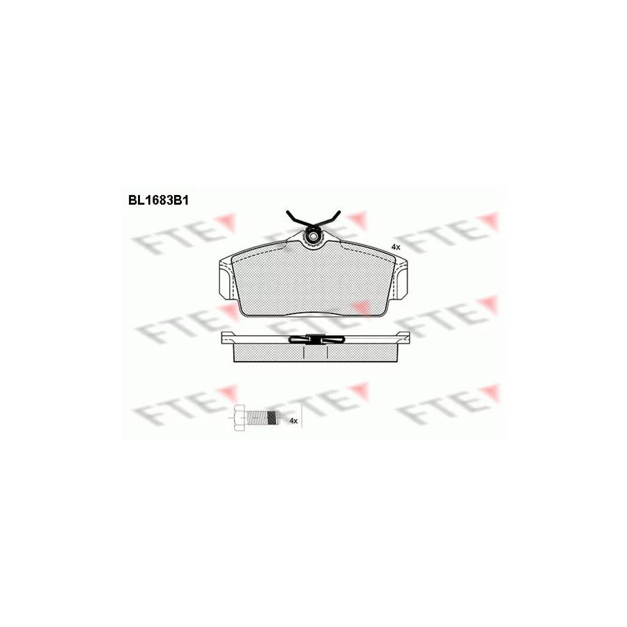 FTE 9010294 Brake Pad Set