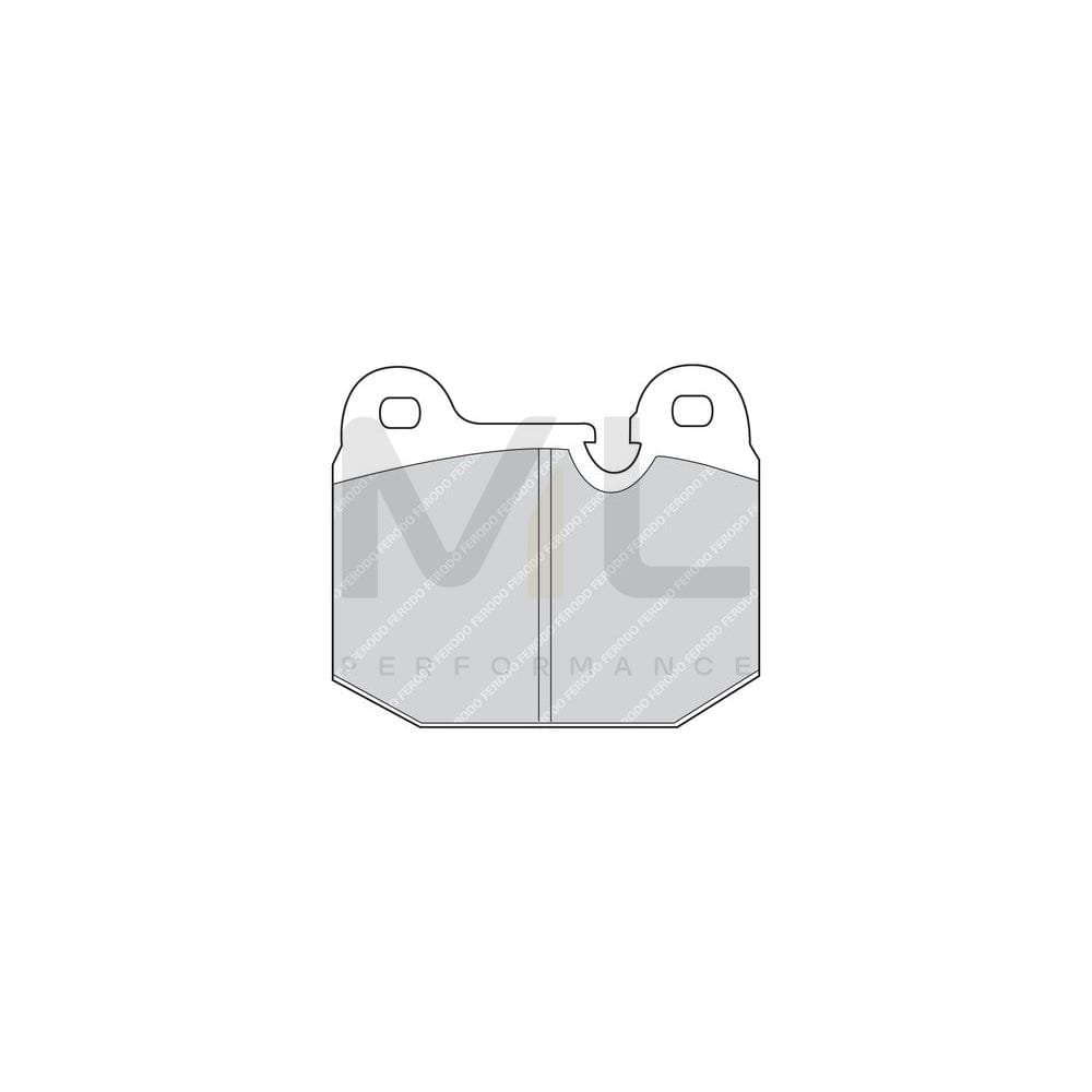 Ferodo Premier FDB192 Brake Pad Set Prepared for Wear Indicator