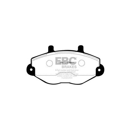 EBC DP920 Ford Ultimax Front Brake Pads (Inc. Tourneo & Transit) 2 | ML Performance UK Car Parts
