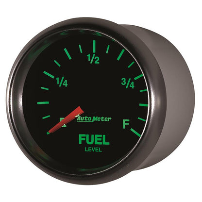 Autometer GS 2 1/16in. 0-280 Ohms Fuel Level Gauge - Stepper Motor