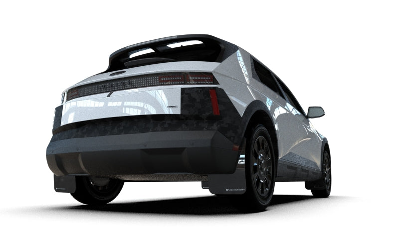 Rally Armor 25-26 Hyundai Ioniq 5 XRT Black Mud Flap Silver Battery Logo