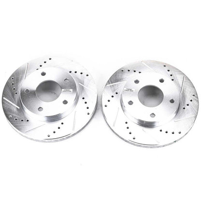 PowerStop Power Stop 97-05 Chevrolet Blazer Front Evolution Drilled & Slotted Rotors - Pair