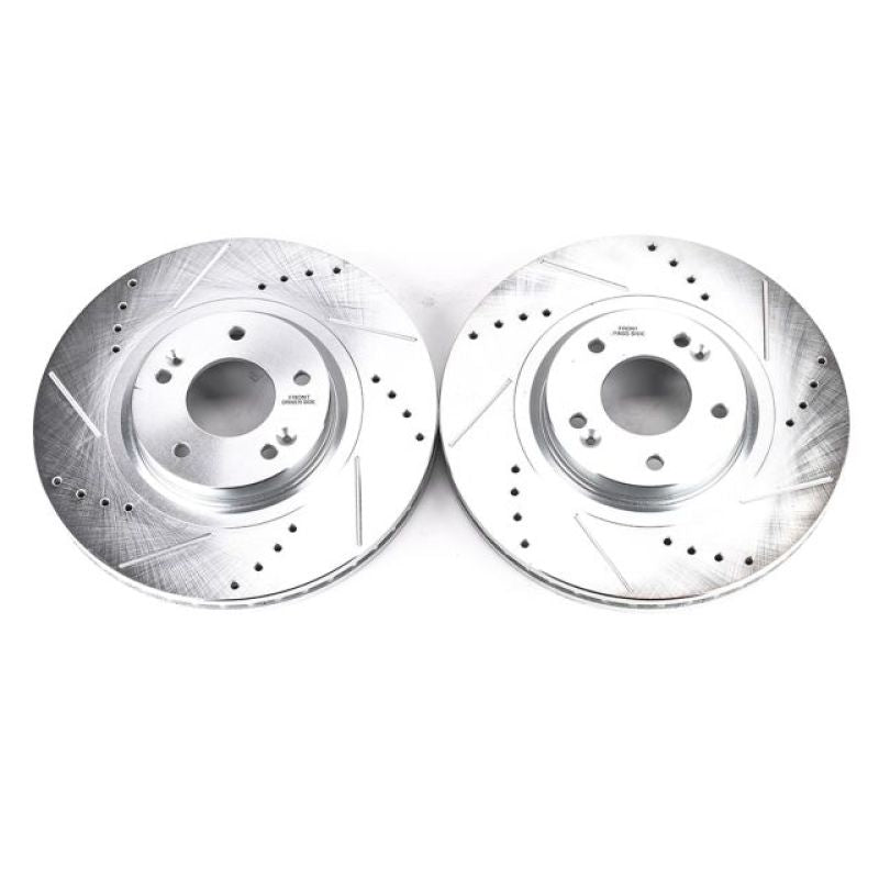 PowerStop Power Stop 15-19 Kia Sedona Front Evolution Drilled & Slotted Rotors - Pair