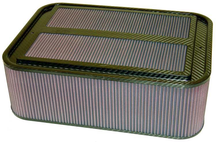 K&N Engineering K&N Custom Racing Assembly Carbon Fiber Air Box w/o Base - Large