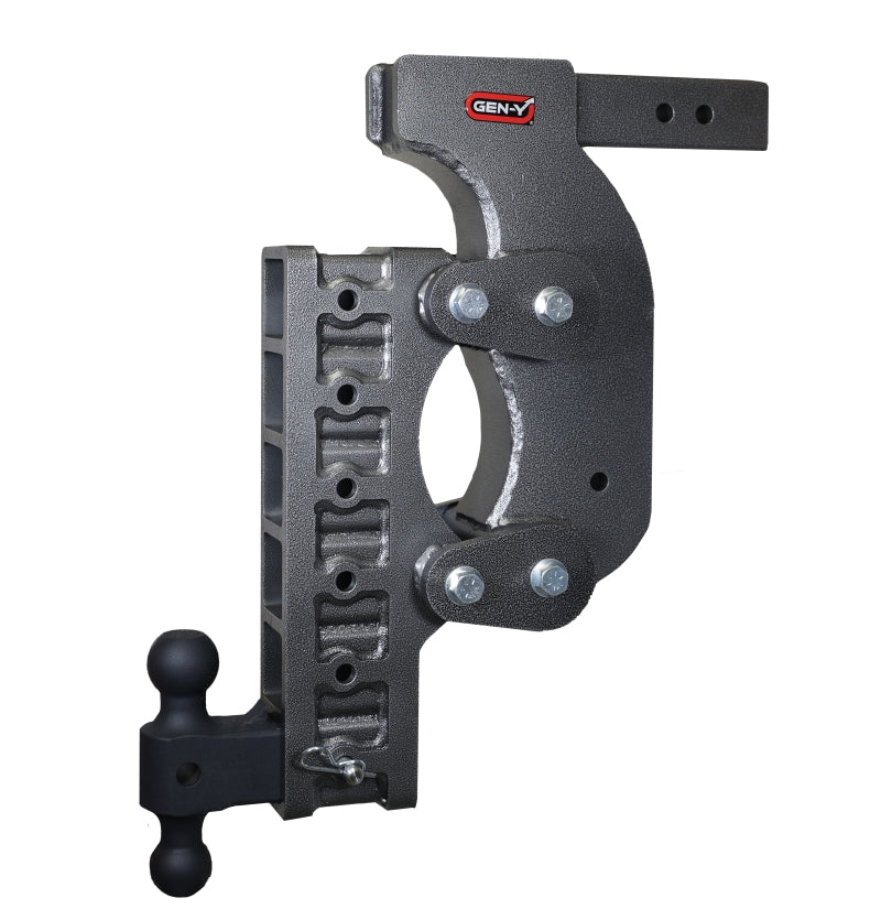 GEN-Y Hitch Gen-Y The Boss Torsion-Flex 2.5in Receiver 21in Drop Hitch w/GH-061 Dual-Ball/Stabilizer Kit