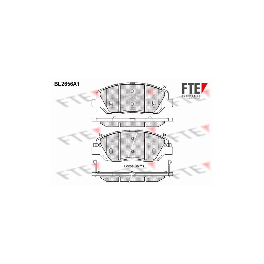 FTE Bl2656A1 Brake Pad Set