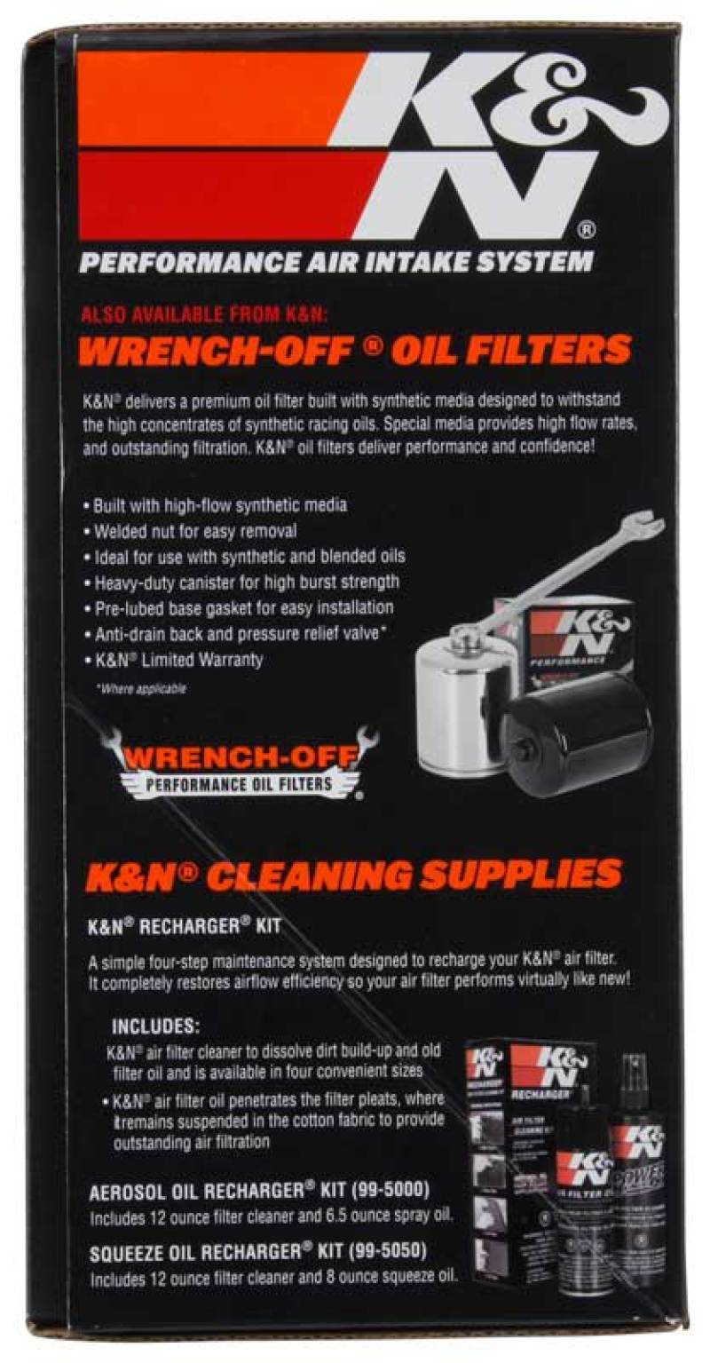 K&N Engineering K&N 01-17 Harley-Davidson Softail / Dyna FI Performance Air Intake System